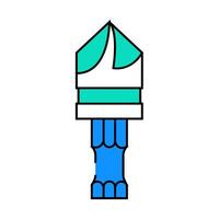 countersink drill bit icon color illustration vector