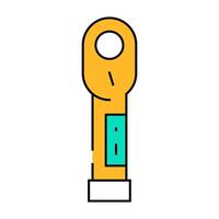 torque wrench icon color illustration vector