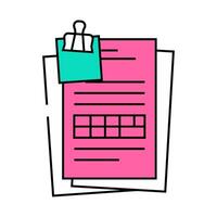 data folder icon color illustration vector