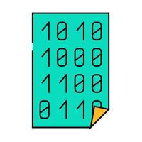 empty folder icon color illustration vector