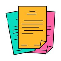 storage folder icon color illustration vector