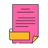 open folder icon color illustration vector