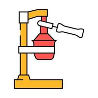 juicer pomegranate icon color illustration vector