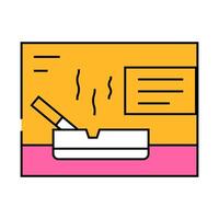 public service advertising icon color illustration vector