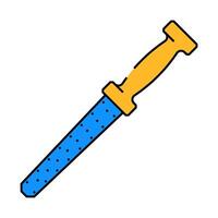 knife sharpener icon color illustration vector