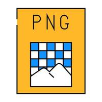 file format document icon color illustration vector