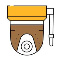ring security camera garage tool icon color illustration vector