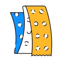 seed tape garden tool icon color illustration vector