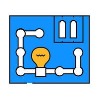 science exploration kit toy child icon color illustration vector