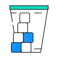 dice game board table icon color illustration vector