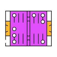 backgammon game board table icon color illustration vector
