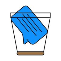 request closed icon color illustration vector