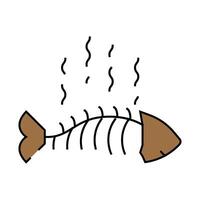 stench smell icon color illustration vector