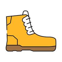work boots civil engineer icon color illustration vector