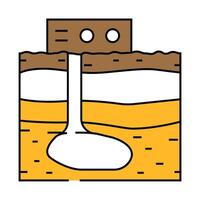 carbon sequestration future technology icon color illustration vector