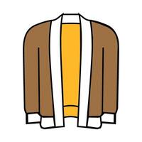 sweater knitting wool icon color illustration vector
