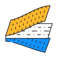 composite material aeronautical engineer icon color illustration vector