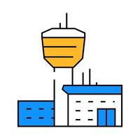 flight control aeronautical engineer icon color illustration vector