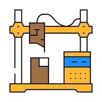 prototyping manufacturing engineer icon color illustration vector