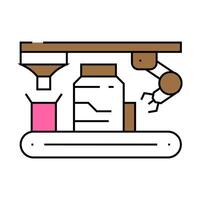 assembly manufacturing engineer icon color illustration vector