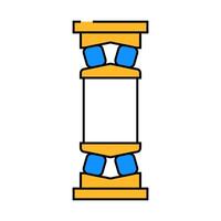 bearing design mechanical engineer icon color illustration vector