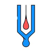 tilak mark icon color illustration vector