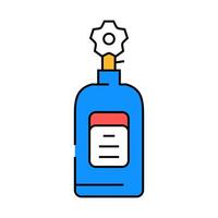 nitrous oxide racing vehicle icon color illustration vector