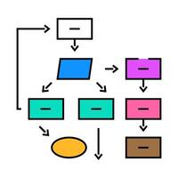 software prototyping icon color illustration vector