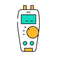 troubleshooting devices electronics icon color illustration vector