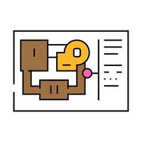 level design game development icon color illustration vector