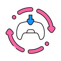 updates game development icon color illustration vector