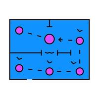 route optimization autonomous delivery icon color illustration vector