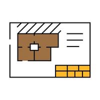 technical drawings architectural drafter icon color illustration vector