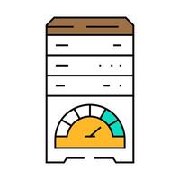database performance icon color illustration vector