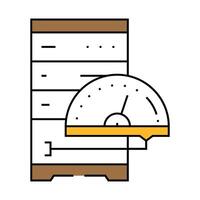 performance tuning database icon color illustration vector