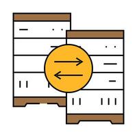 replication database icon color illustration vector