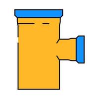pipe pipeline icon color illustration vector