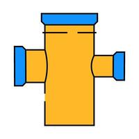 energy pipeline icon color illustration vector