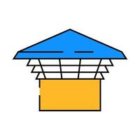 tube pipeline icon color illustration vector