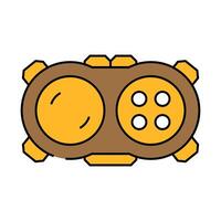 fidget pad fidget toy icon color illustration vector