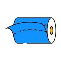 tissue roll paper towel icon color illustration vector
