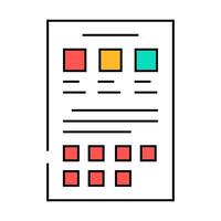 style guide ux ui design icon color illustration vector