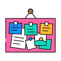 mood board ux ui design icon color illustration vector