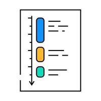 deep work time management icon color illustration vector