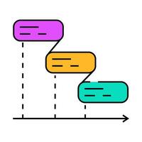 context switching time management icon color illustration vector