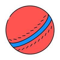 ball croquet game icon color illustration vector