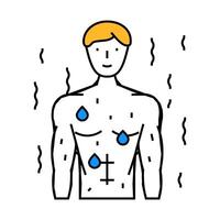 sweat sauna icon color illustration vector