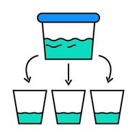 link juice seo icon color illustration vector