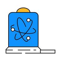 sensor quantum technology icon color illustration vector