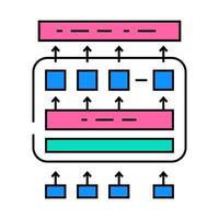bert bidirectional encoder representations transformers icon color illustration vector